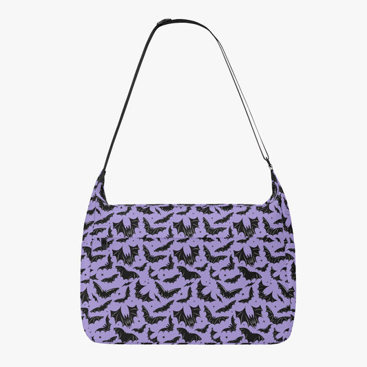 Batty Bats 2023 Lavender Travel Messenger Bag