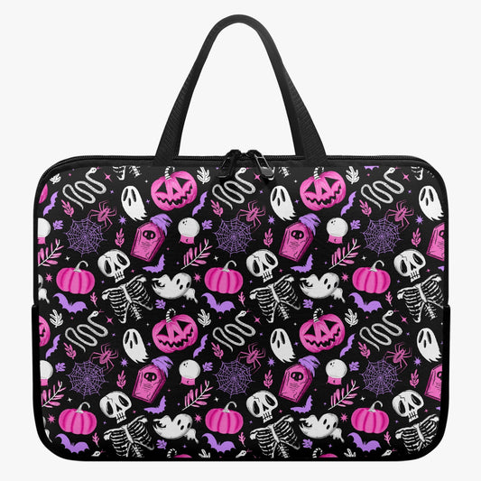 Everything Halloween 2022 Pink Orchid Laptop Sleeve