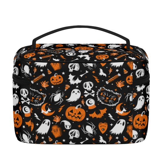 Everything Spooky 22 Orange Cosmetic Bag