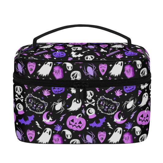 Everything Spooky 22 Purple Orchid Cosmetic Bag