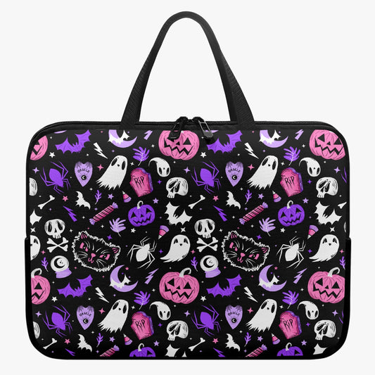 Everything Spooky 2022 Grape Orchid Laptop Sleeve