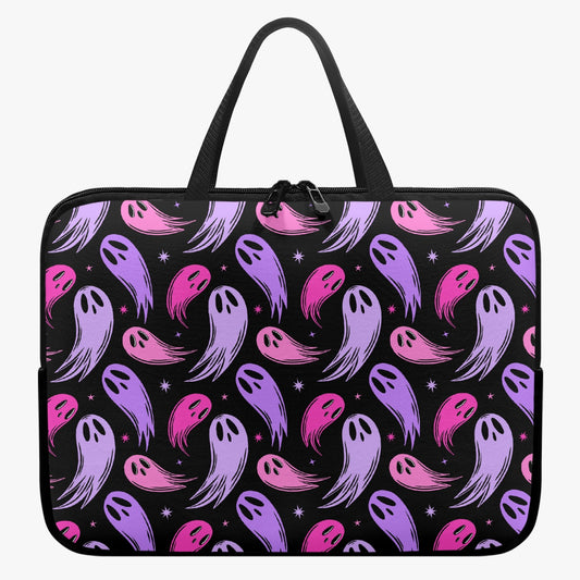 Spooky Spirits Pink Orchid Laptop Sleeve