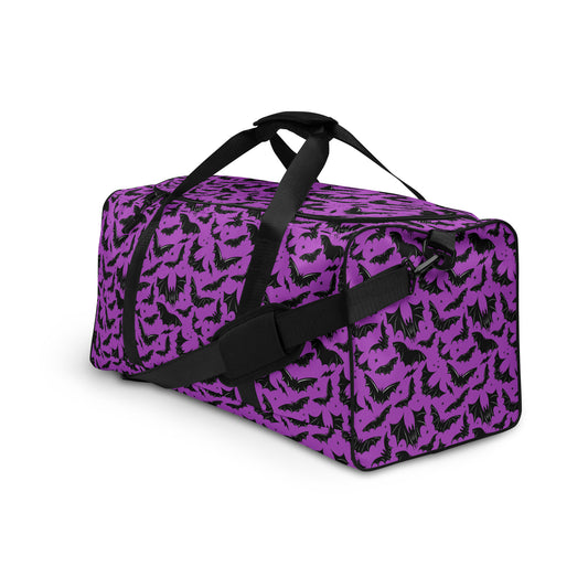 Batty Bats Orchid Duffle Travel Gym Bag