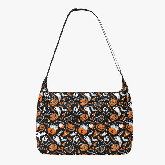 Trick or Treat 2023 Orange Travel Messenger Bag