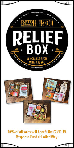 The Relief Box collection from Batch + Nashville Scene.  Three limited edition boxes to choose from!  Free shipping and 10% of all sales will go to the COVID-19 Response Fun at United Way.