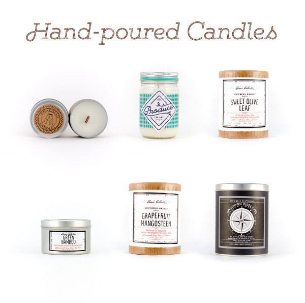 Hand poured candles are a great teacher gift