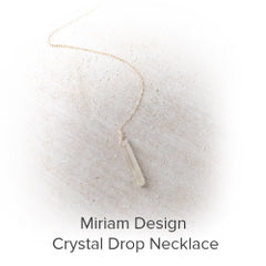 Miriam Design Crystal Drop Necklace