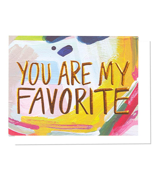Thimblepress Copper Foil Greeting Card, My Favorite on BatchUSA.com Celebrate Sibling Day