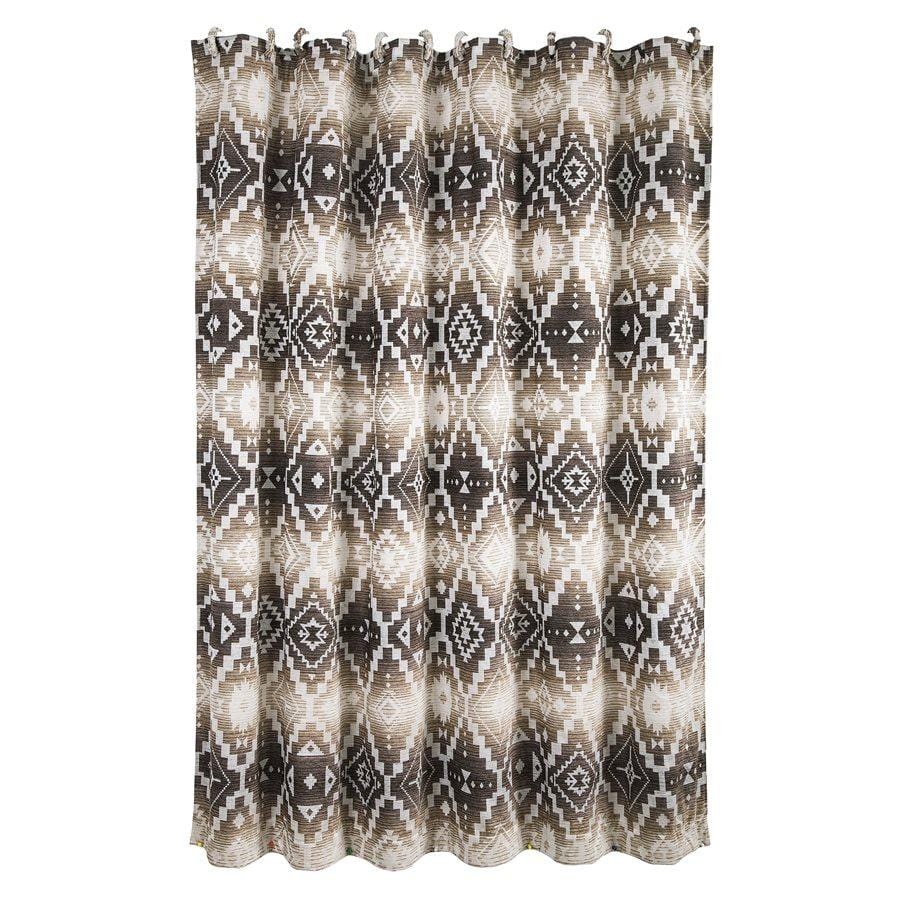 aztec shower curtain