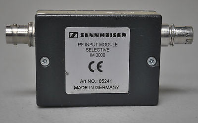 Sennheiser IM3000 Selective RF Input Module, Used Pro RFs For Sale