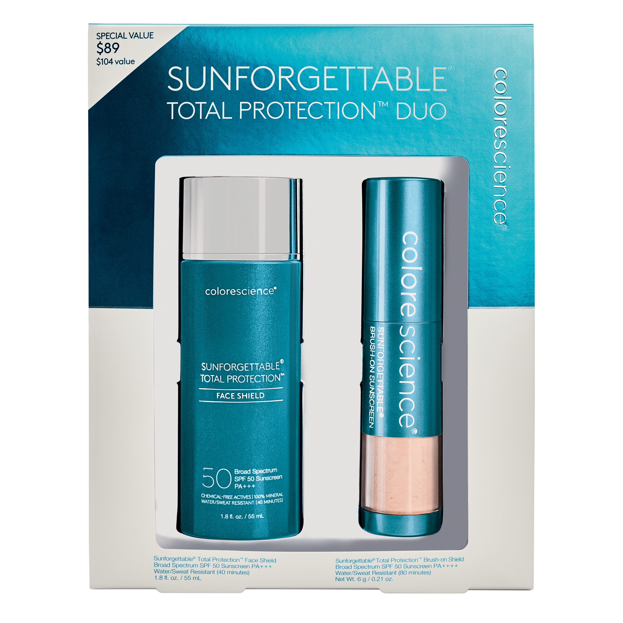 Sunforgettable® Total Protection™ Duo Kit SPF 50 || all