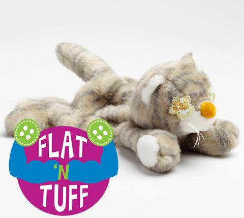 flat plush dog toys