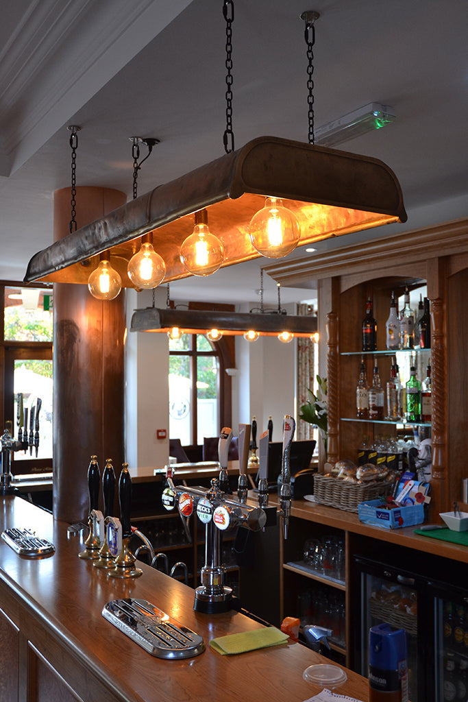 Pub lighting at THe King Arthur