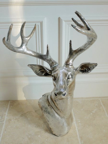 metal stag head