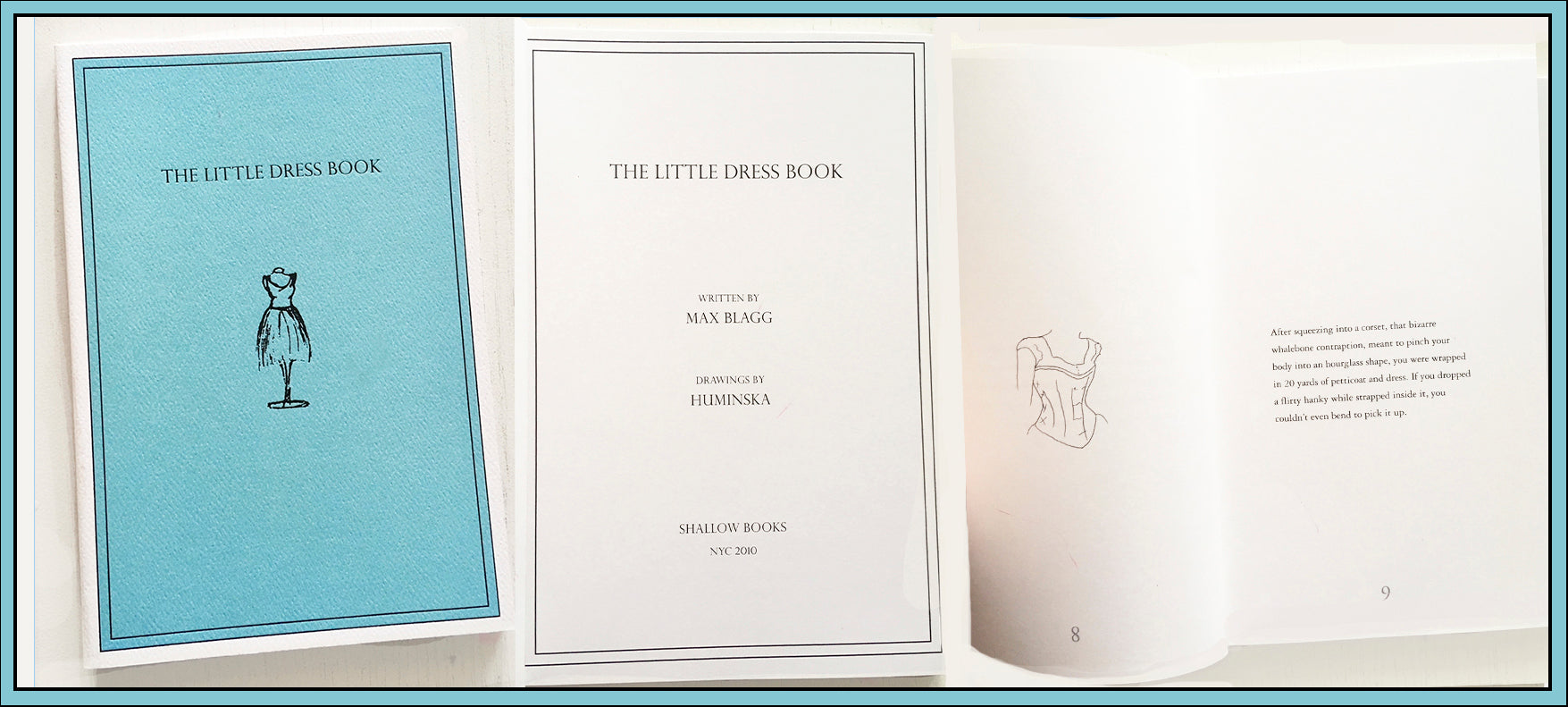 The Little Dress Book written by Max Blagg with drawings by HUMINSKA $20.00