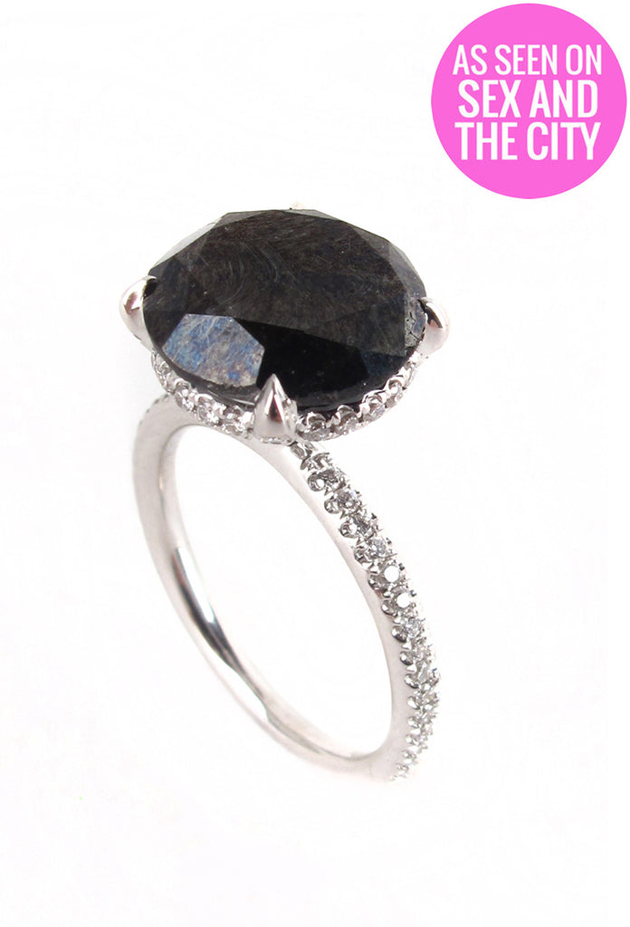 Black diamond engagement rings carrie bradshaw