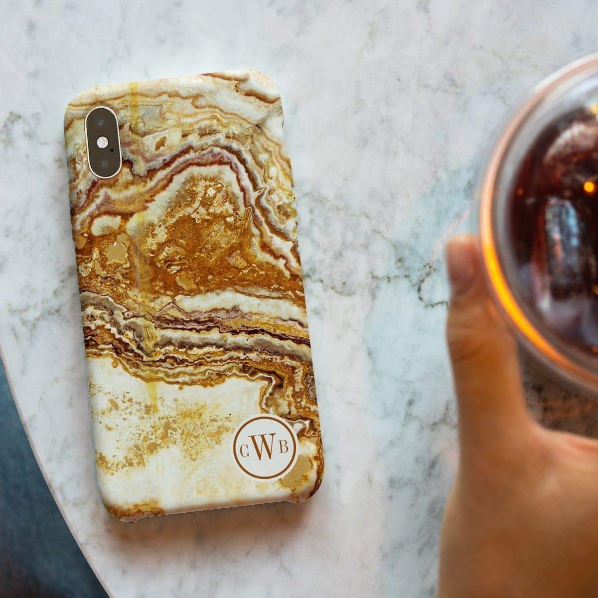 Marble Monogram Case 31