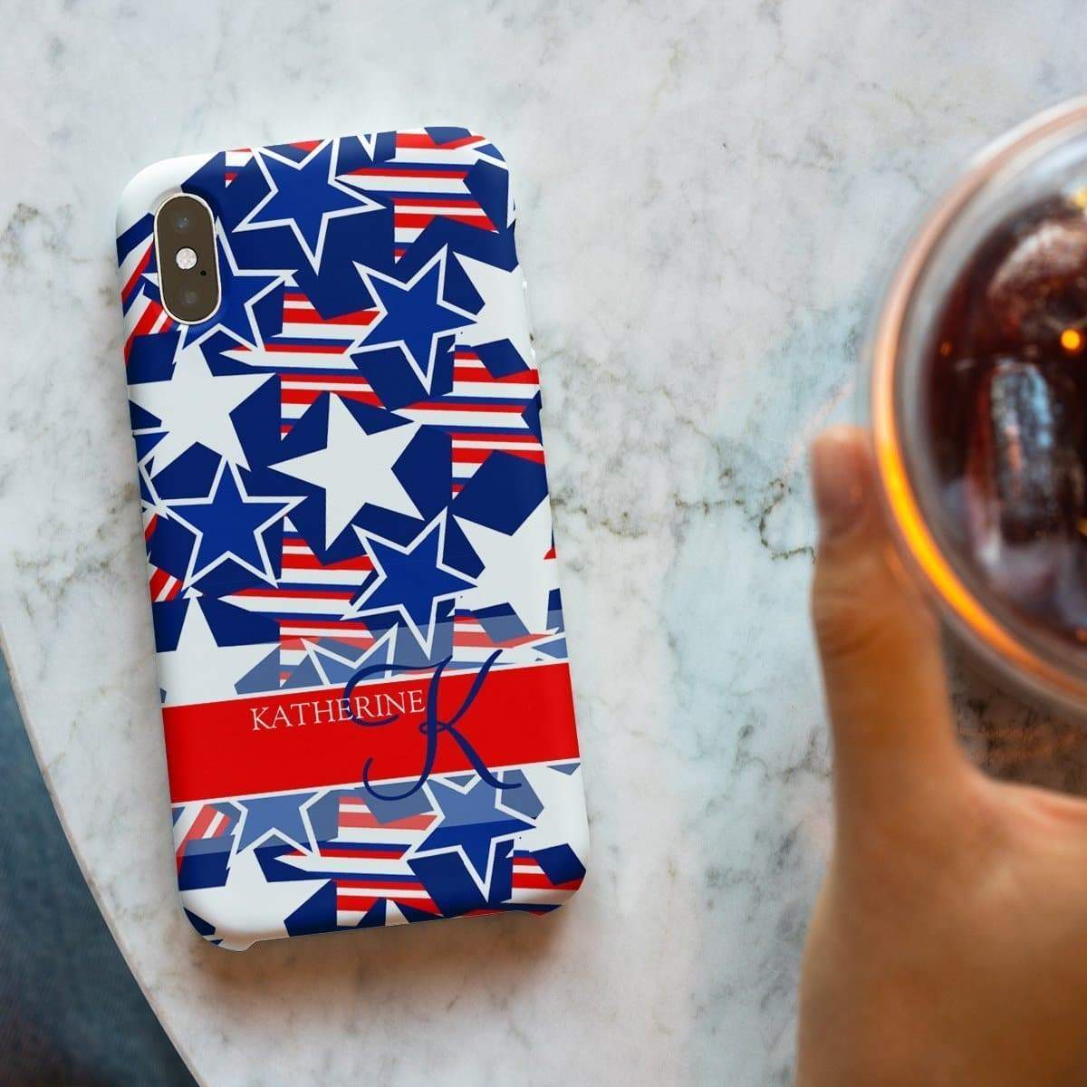 Stars Monogram Case Design 4