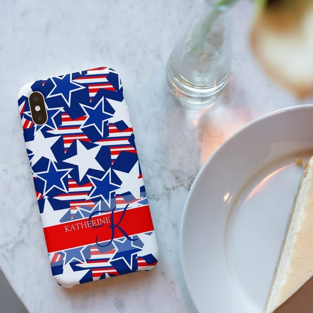 Stars Monogram Case Design 4