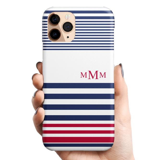 Stripe Monogram Case 25