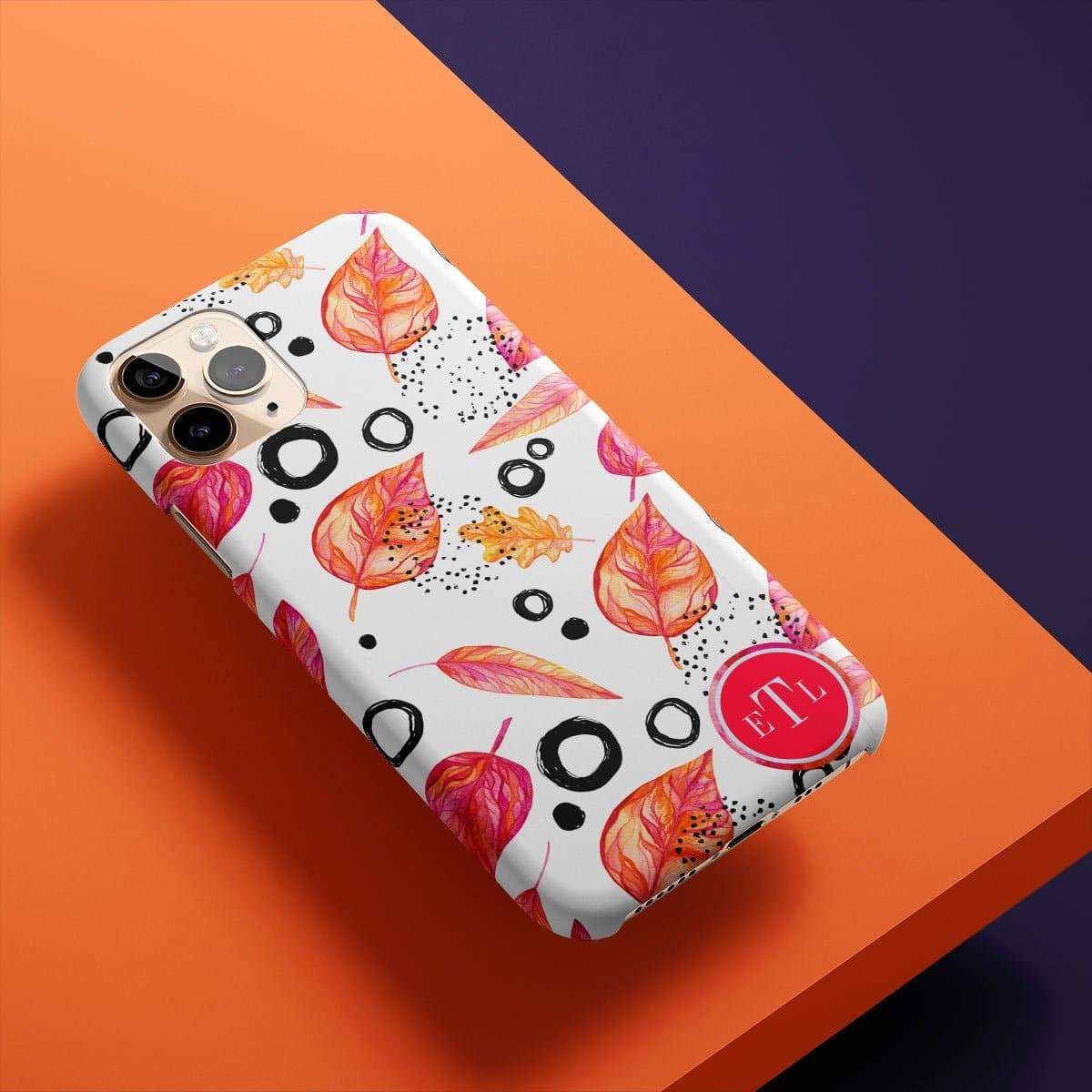 Fall Leaf Monogram Case 3