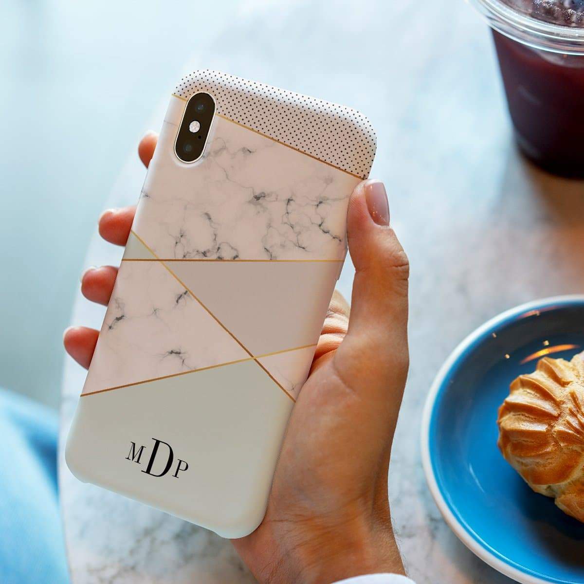 Marble Monogram Case 53