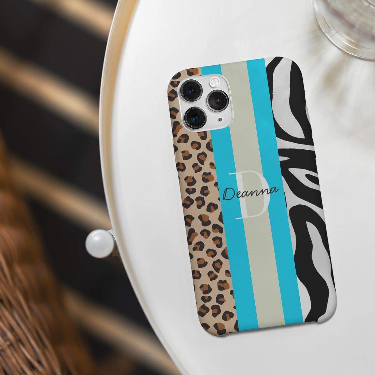 Animal Print Monogram Case 250