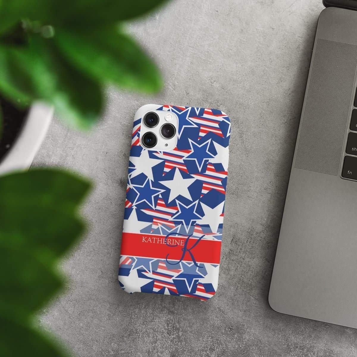Stars Monogram Case Design 4