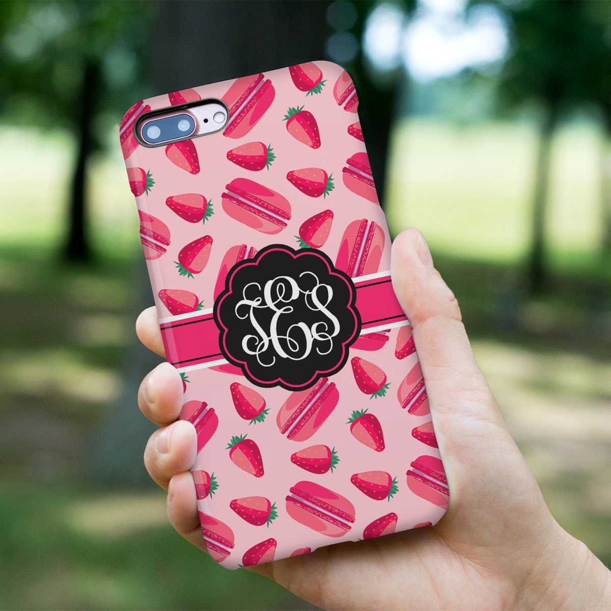Strawberry Monogram Case 1