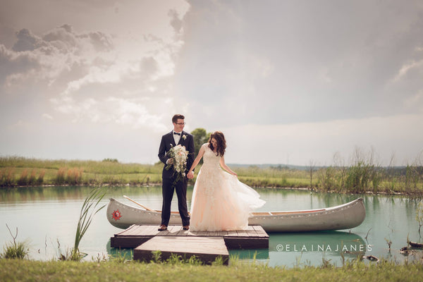 Blush Fairy Tale Wedding Dress | Korynne