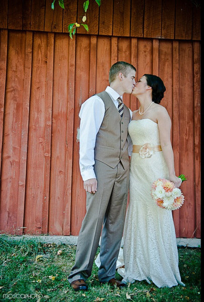 Cotton Lace Wedding Dress