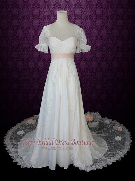 Empire Lace Wedding Dress