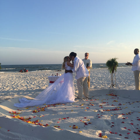 Beach Lace Wedding Dress