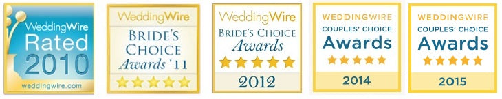 ieie Bridal WeddingWire Review Badge 2010-2015
