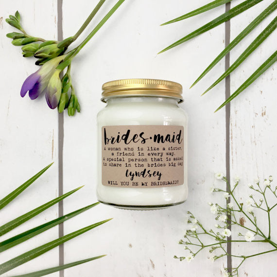 Bridesmaid Scented Candle
