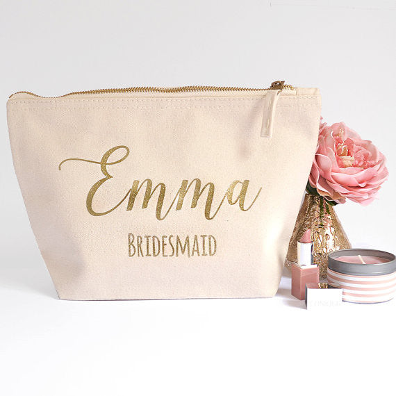 Bridesmaid Makeup Bag