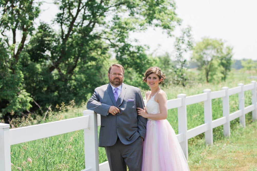 Charmine's Rainbow Wedding Dress