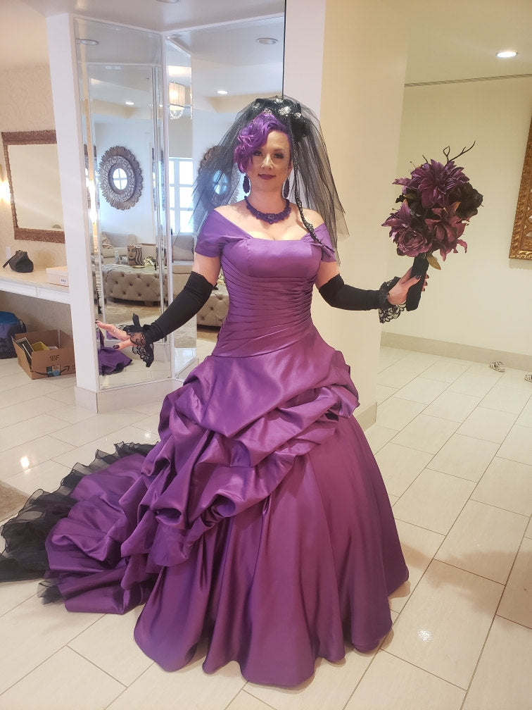 Ela's Glamorous Purple Wedding