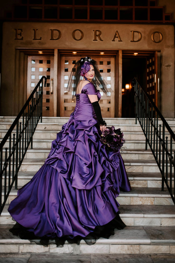 Ela's Glamorous Purple Wedding