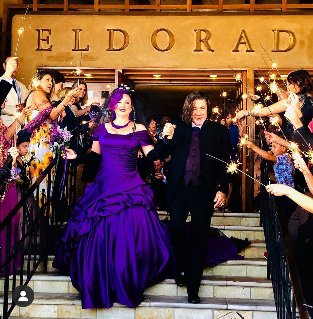 Ela's Glamorous  Purple Wedding