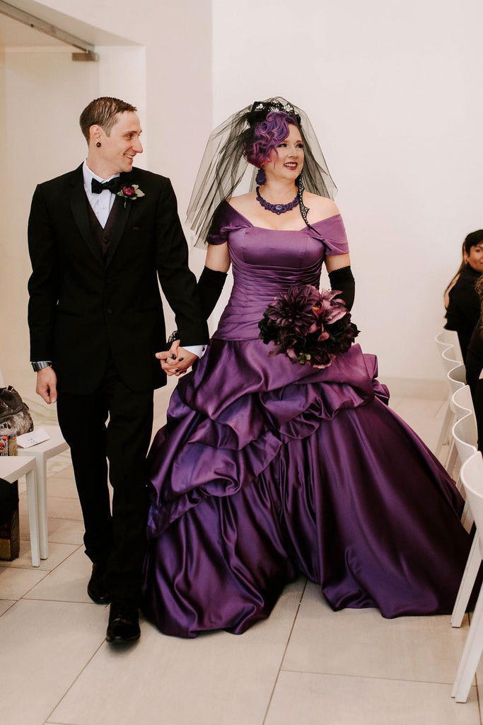 Ela's Glamorous Purple Wedding