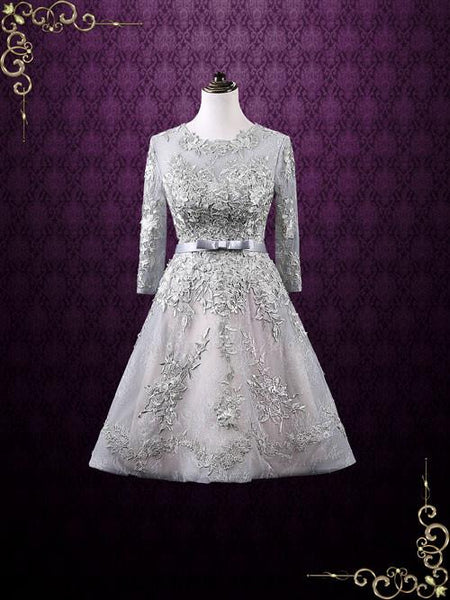 short wedding dress for older bride
