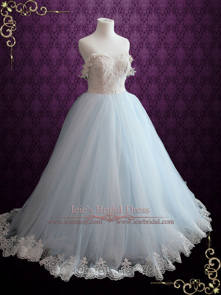 Blue Fairy Wedding Dress