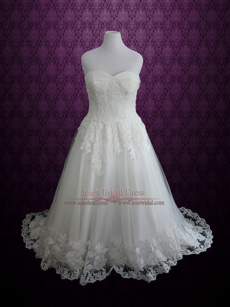 Plus Size Lace Wedding Dress