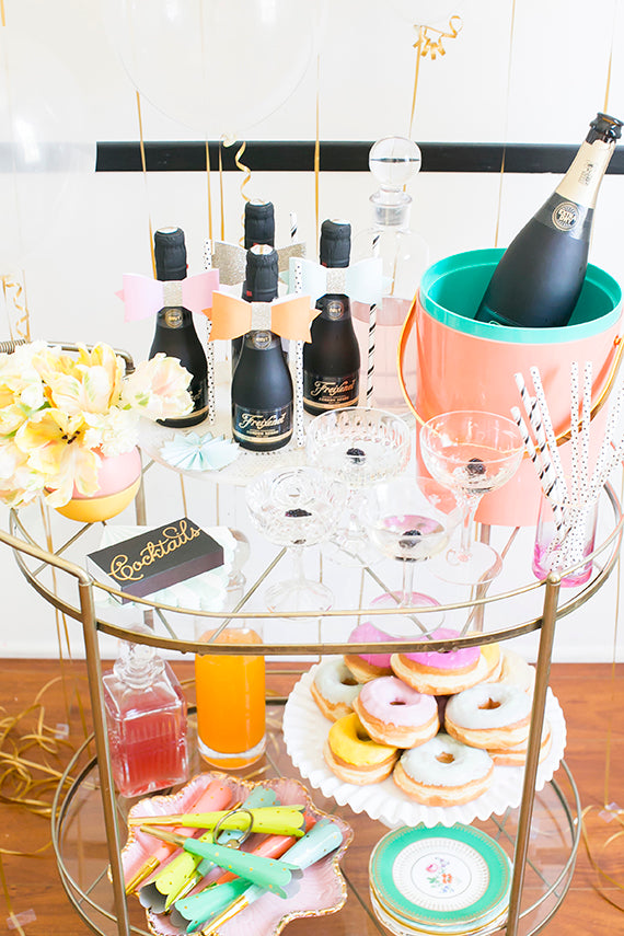 Bridal Shower Bar Cart