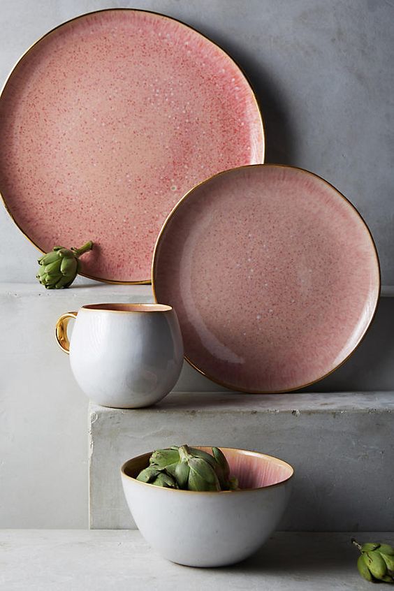 anthropologie stoneware plates