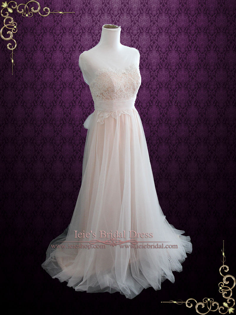 Fairy Tale Blush Wedding Dress