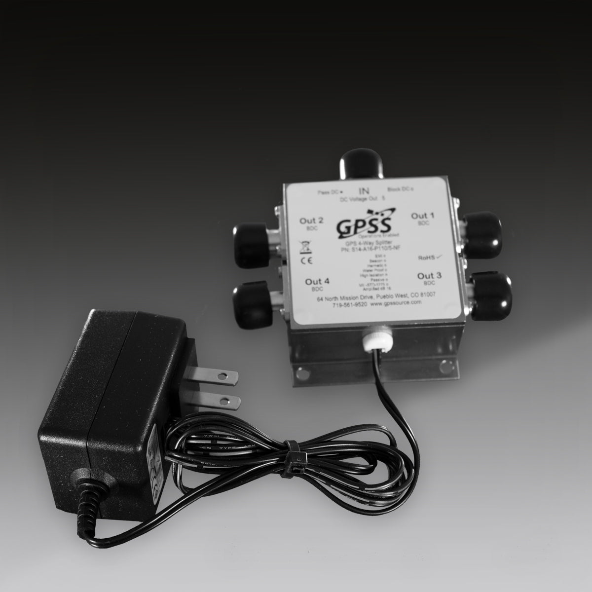 GPS Signal Splitter, 1 Input, 4 – Safran | Navigation and Timing