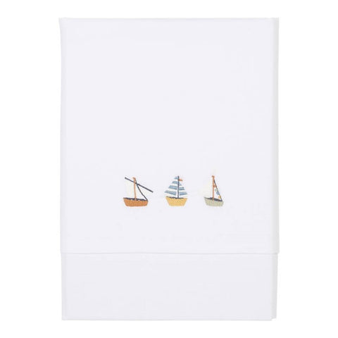 Little Dutch ledikantlaken 110x140cm | Sailors Bay Embroidered*