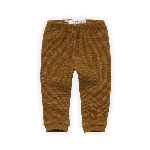 Sproet & Sprout Waffle Pants | Toffee*